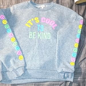 IT'S COOL TO BE KIND  kids sweatshirt